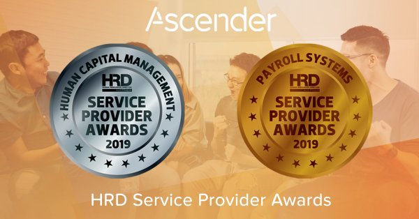 Leading Payroll and Human Capital Management (HCM) software provider, Ascender, has been awarded two medals in the HCM and Payroll System categories at the HRD Service Provider Awards. 